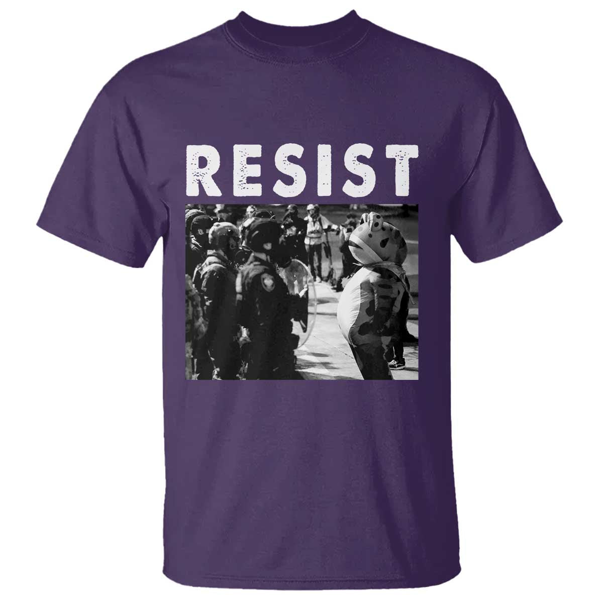 Portland Resist Frog T Shirt Oregon Iconic Frogs Photo Protest Moment - Wonder Print Shop
