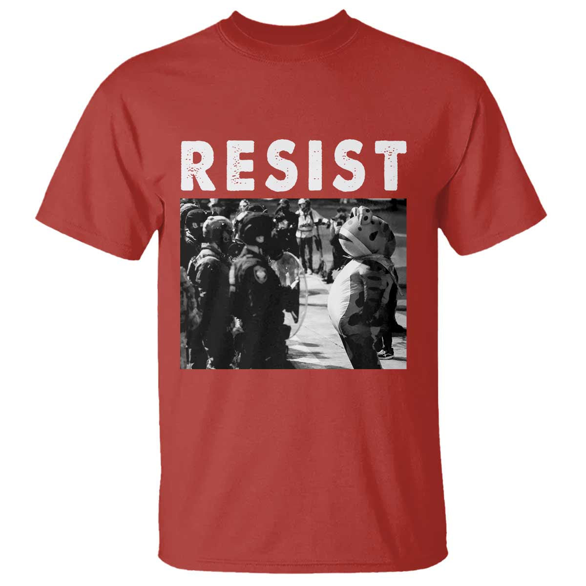 Portland Resist Frog T Shirt Oregon Iconic Frogs Photo Protest Moment - Wonder Print Shop
