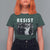 Portland Resist Frog T Shirt For Women Oregon Iconic Frogs Photo Protest Moment - Wonder Print Shop