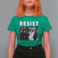 Portland Resist Frog T Shirt For Women Oregon Iconic Frogs Photo Protest Moment - Wonder Print Shop