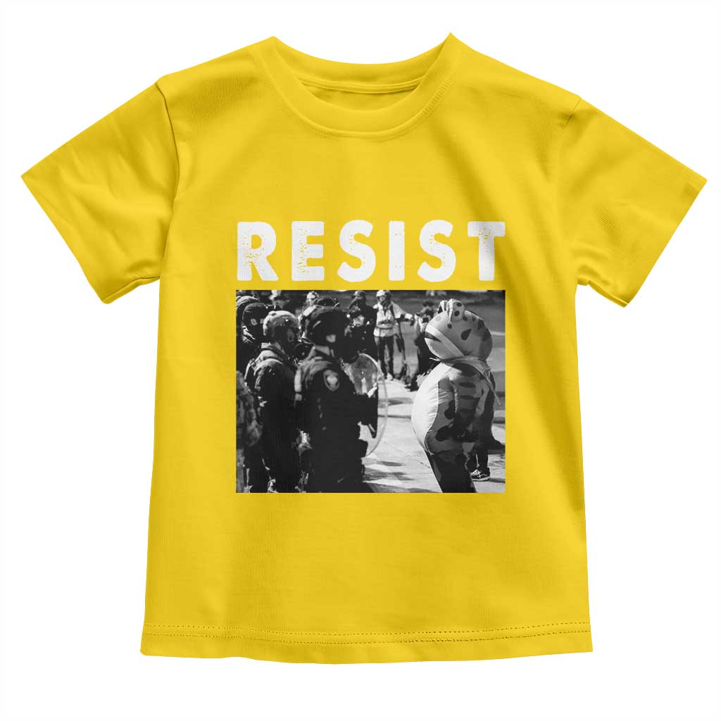 Portland Resist Frog Toddler T Shirt Oregon Iconic Frogs Photo Protest Moment - Wonder Print Shop
