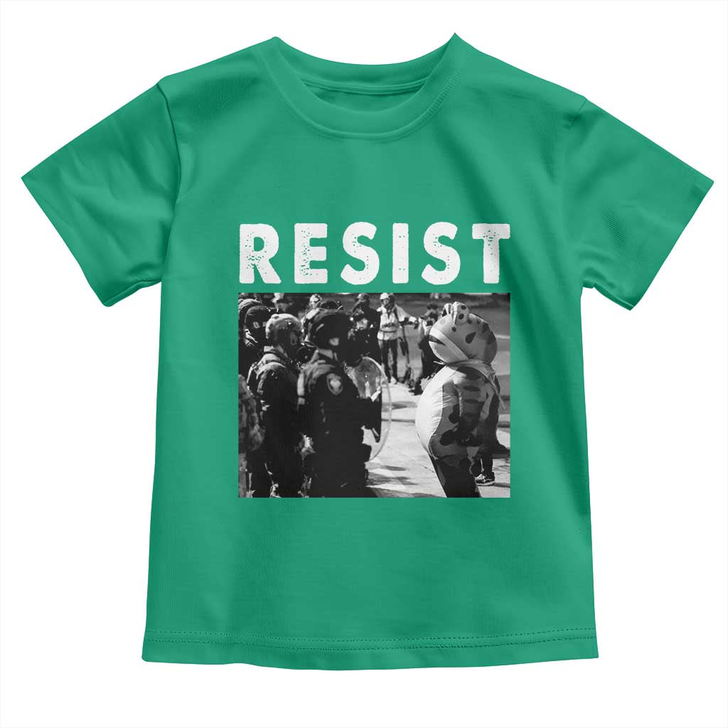 Portland Resist Frog Toddler T Shirt Oregon Iconic Frogs Photo Protest Moment - Wonder Print Shop