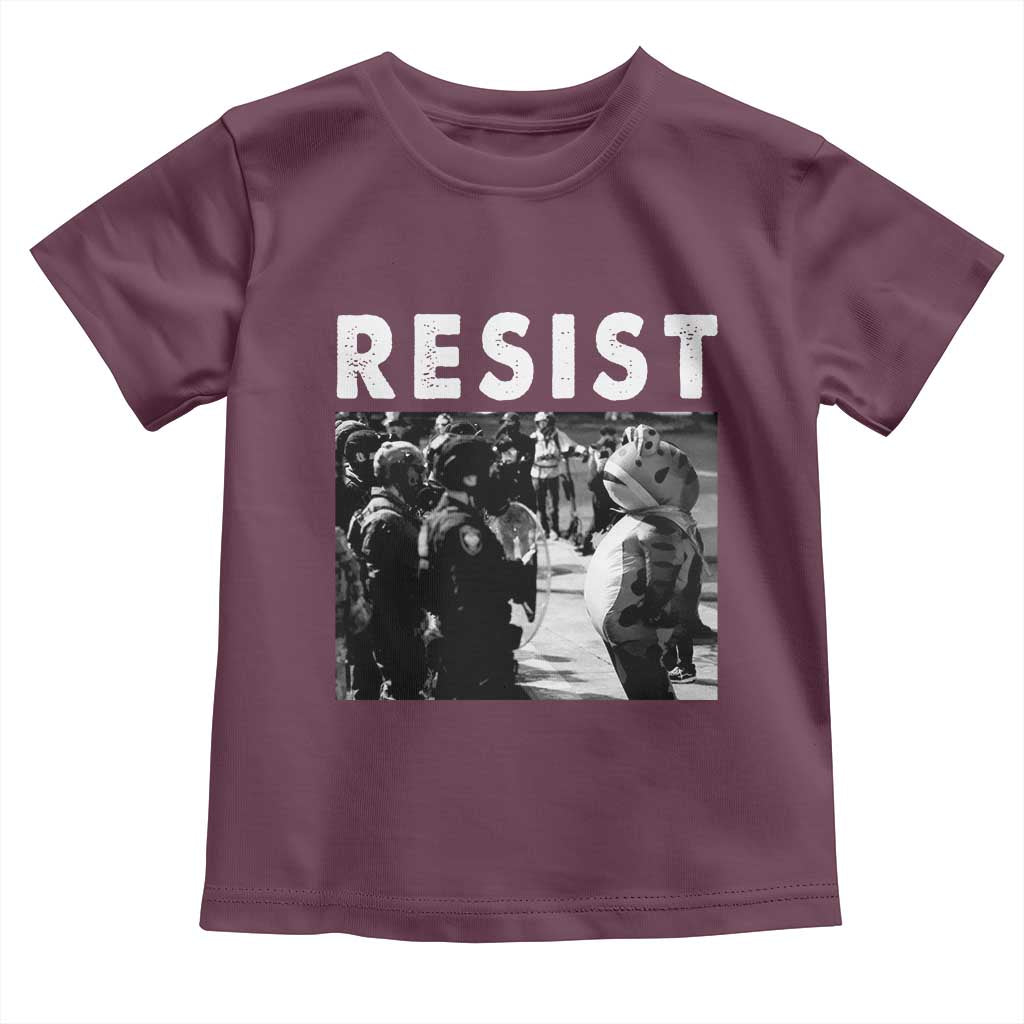Portland Resist Frog Toddler T Shirt Oregon Iconic Frogs Photo Protest Moment - Wonder Print Shop