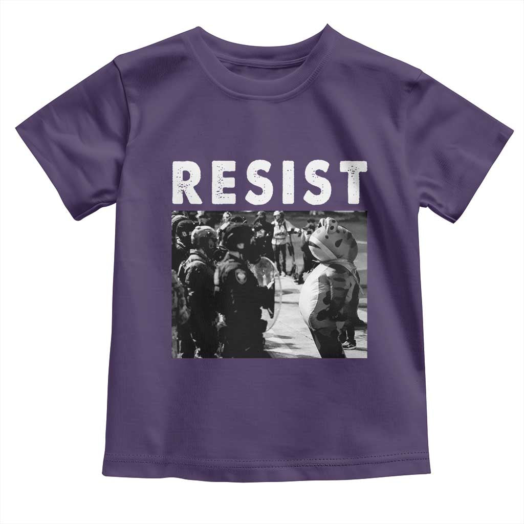 Portland Resist Frog Toddler T Shirt Oregon Iconic Frogs Photo Protest Moment - Wonder Print Shop