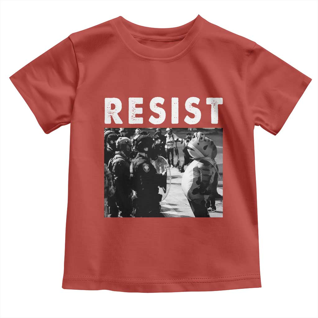 Portland Resist Frog Toddler T Shirt Oregon Iconic Frogs Photo Protest Moment - Wonder Print Shop