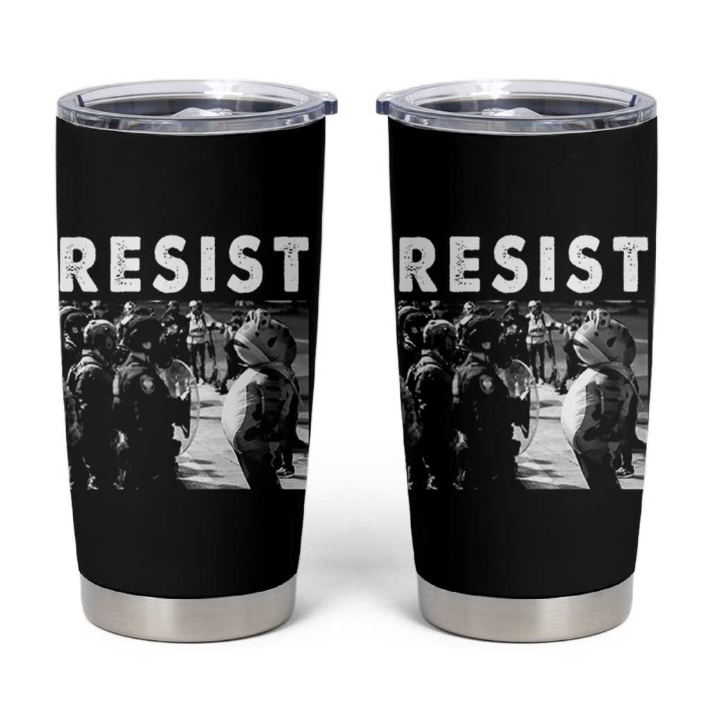 Portland Resist Frog Tumbler Cup Oregon Iconic Frogs Photo Protest Moment - Wonder Print Shop