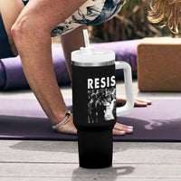 Portland Resist Frog Tumbler With Handle Oregon Iconic Frogs Photo Protest Moment - Wonder Print Shop