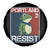 Portland Resist Retro Frog 8647 Spare Tire Cover Political Satire Protest Poster Graphic - Wonder Print Shop