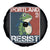 Portland Resist Retro Frog 8647 Spare Tire Cover Political Satire Protest Poster Graphic - Wonder Print Shop