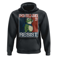 Portland Resist Retro Frog 8647 Hoodie Political Satire Protest Poster Graphic - Wonder Print Shop