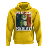 Portland Resist Retro Frog 8647 Hoodie Political Satire Protest Poster Graphic - Wonder Print Shop