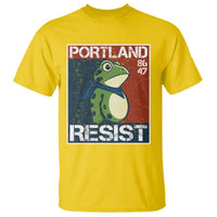 Portland Resist Retro Frog 8647 T Shirt Political Satire Protest Poster Graphic - Wonder Print Shop