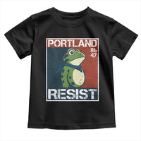 Portland Resist Retro Frog 8647 Toddler T Shirt Political Satire Protest Poster Graphic - Wonder Print Shop
