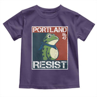 Portland Resist Retro Frog 8647 Toddler T Shirt Political Satire Protest Poster Graphic - Wonder Print Shop
