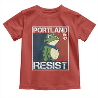 Portland Resist Retro Frog 8647 Toddler T Shirt Political Satire Protest Poster Graphic - Wonder Print Shop