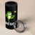 Resist Frog Kicking Crown 4 in 1 Can Cooler Tumbler Funny No Kings In America Free Portland - Wonder Print Shop