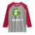 Resist Frog Kicking Crown Raglan Shirt Funny No Kings In America Free Portland - Wonder Print Shop