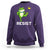 Resist Frog Kicking Crown Sweatshirt Funny No Kings In America Free Portland - Wonder Print Shop