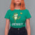 Resist Frog Kicking Crown T Shirt For Women Funny No Kings In America Free Portland - Wonder Print Shop