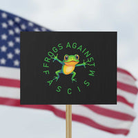 Frogs Against Fascism Protest Sign Portland Frog Protest Together Strong - Wonder Print Shop