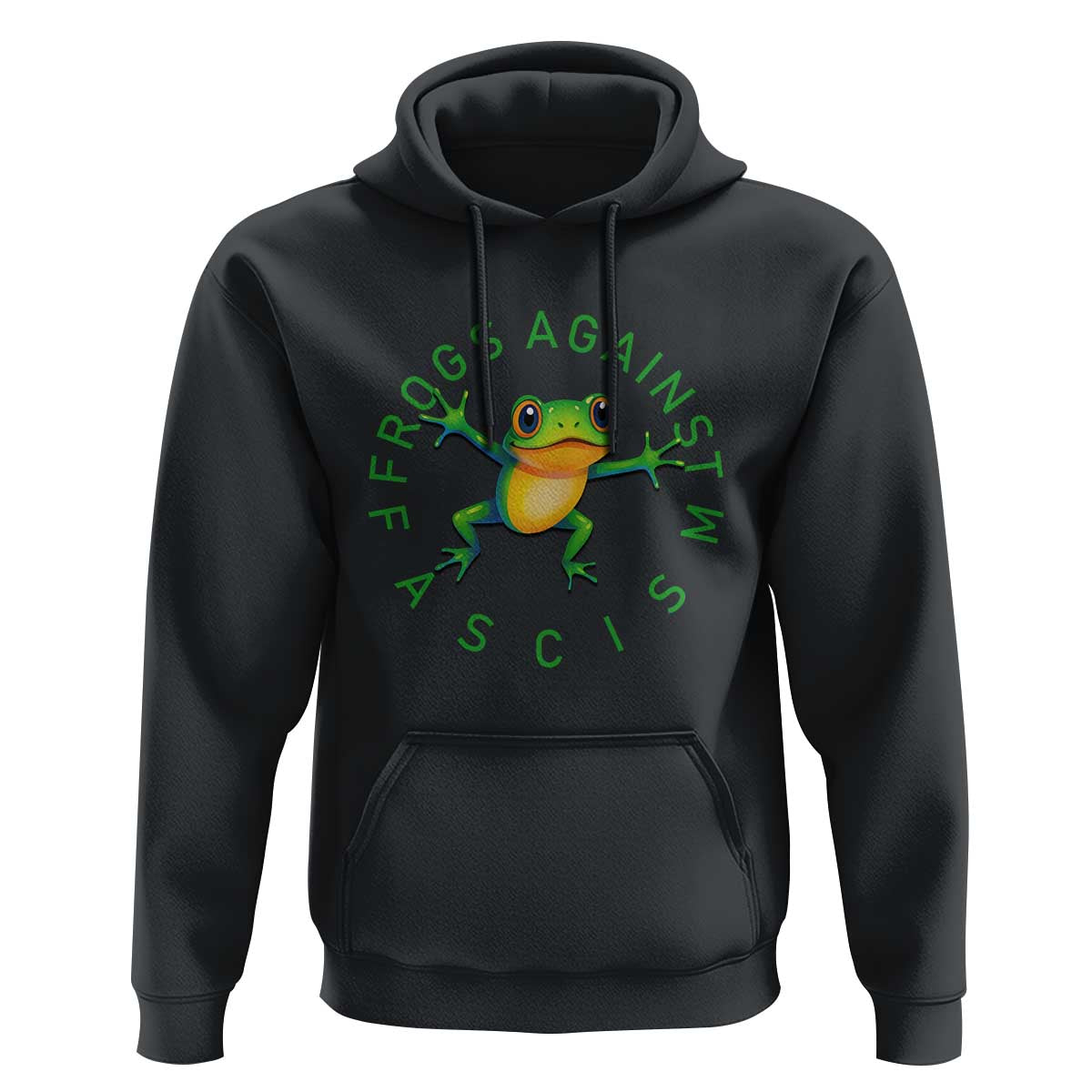 Frogs Against Fascism Hoodie Portland Frog Protest Together Strong - Wonder Print Shop