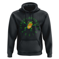 Frogs Against Fascism Hoodie Portland Frog Protest Together Strong - Wonder Print Shop