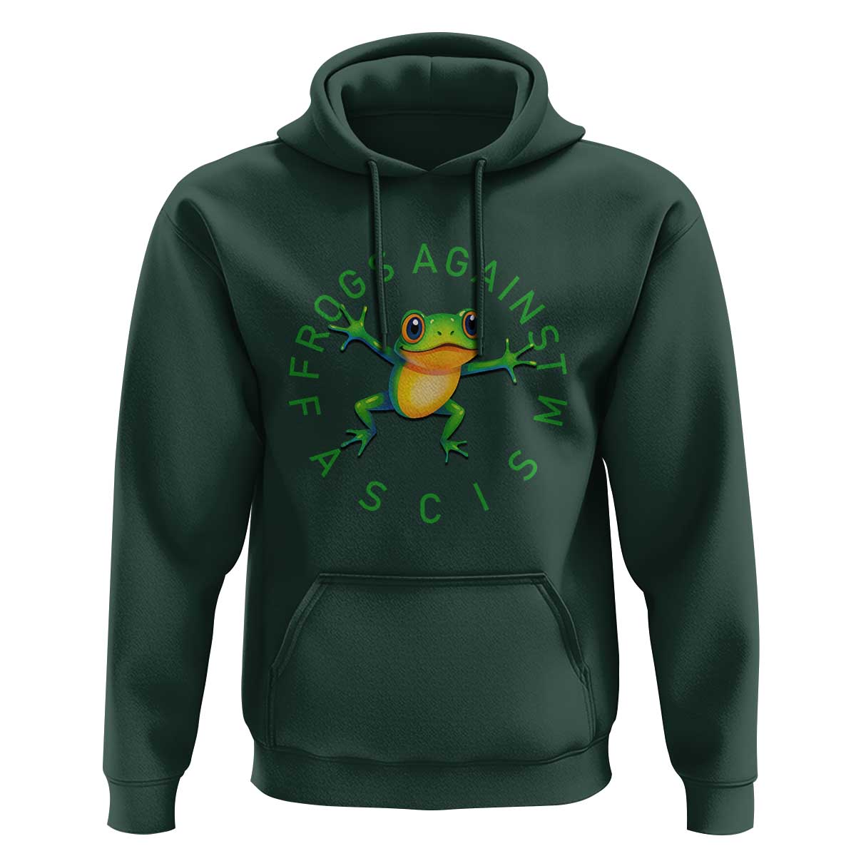 Frogs Against Fascism Hoodie Portland Frog Protest Together Strong - Wonder Print Shop