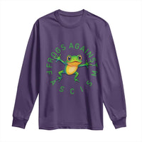 Frogs Against Fascism Long Sleeve Shirt Portland Frog Protest Together Strong - Wonder Print Shop