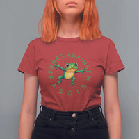 Frogs Against Fascism T Shirt For Women Portland Frog Protest Together Strong - Wonder Print Shop