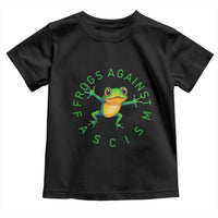Frogs Against Fascism Toddler T Shirt Portland Frog Protest Together Strong - Wonder Print Shop