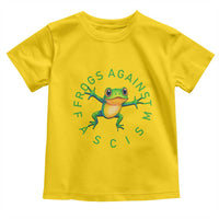 Frogs Against Fascism Toddler T Shirt Portland Frog Protest Together Strong - Wonder Print Shop