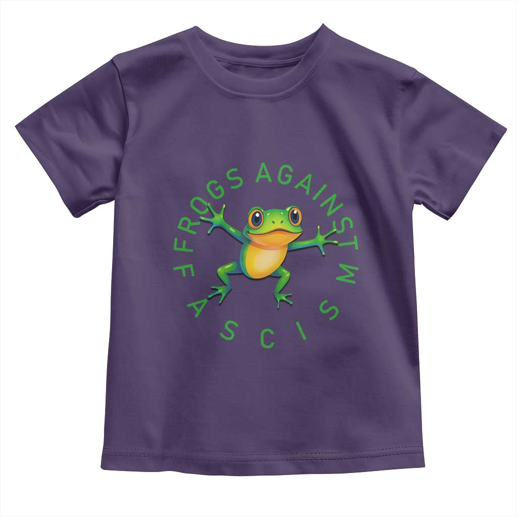 Frogs Against Fascism Toddler T Shirt Portland Frog Protest Together Strong - Wonder Print Shop