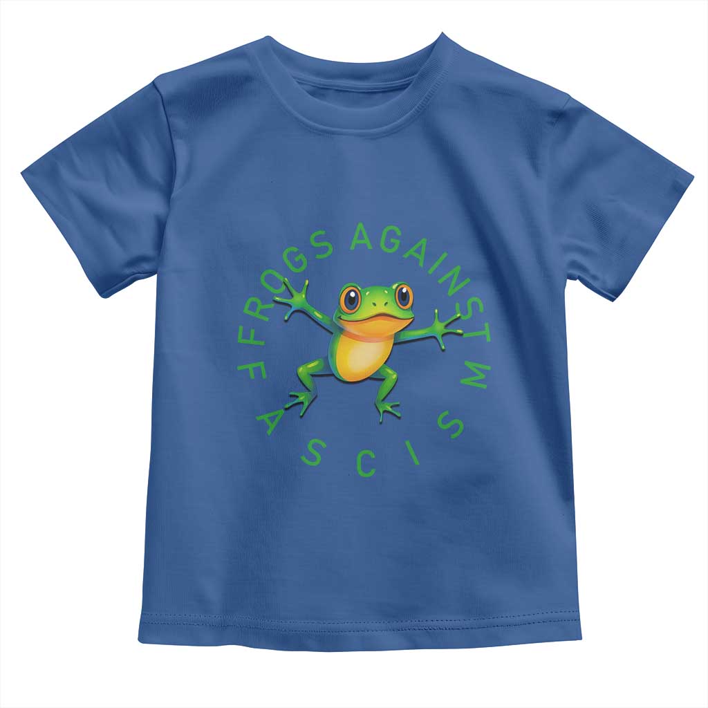 Frogs Against Fascism Toddler T Shirt Portland Frog Protest Together Strong - Wonder Print Shop