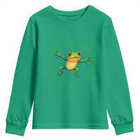 Frogs Against Fascism Youth Sweatshirt Portland Frog Protest Together Strong - Wonder Print Shop
