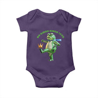 No Kings Since 1776 Frog Baby Onesie Funny Inflatable Frog Meme Protest Portland - Wonder Print Shop