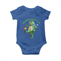 No Kings Since 1776 Frog Baby Onesie Funny Inflatable Frog Meme Protest Portland - Wonder Print Shop