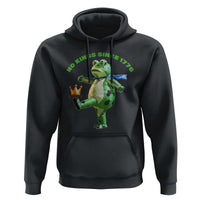 No Kings Since 1776 Frog Hoodie Funny Inflatable Frog Meme Protest Portland - Wonder Print Shop