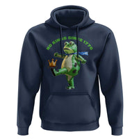 No Kings Since 1776 Frog Hoodie Funny Inflatable Frog Meme Protest Portland - Wonder Print Shop