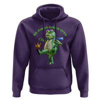No Kings Since 1776 Frog Hoodie Funny Inflatable Frog Meme Protest Portland - Wonder Print Shop