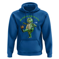 No Kings Since 1776 Frog Hoodie Funny Inflatable Frog Meme Protest Portland - Wonder Print Shop