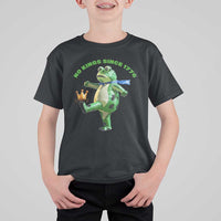 No Kings Since 1776 Frog T Shirt For Kid Funny Inflatable Frog Meme Protest Portland - Wonder Print Shop