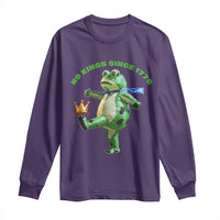 No Kings Since 1776 Frog Long Sleeve Shirt Funny Inflatable Frog Meme Protest Portland - Wonder Print Shop