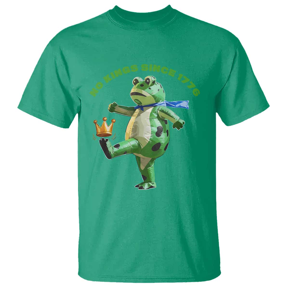 No Kings Since 1776 Frog T Shirt Funny Inflatable Frog Meme Protest Portland - Wonder Print Shop