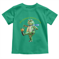 No Kings Since 1776 Frog Toddler T Shirt Funny Inflatable Frog Meme Protest Portland - Wonder Print Shop