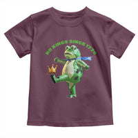 No Kings Since 1776 Frog Toddler T Shirt Funny Inflatable Frog Meme Protest Portland - Wonder Print Shop