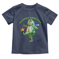 No Kings Since 1776 Frog Toddler T Shirt Funny Inflatable Frog Meme Protest Portland - Wonder Print Shop