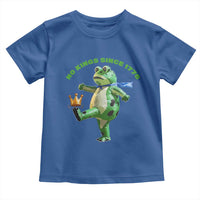 No Kings Since 1776 Frog Toddler T Shirt Funny Inflatable Frog Meme Protest Portland - Wonder Print Shop