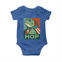 Hop Patriotic Frog Baby Onesie Resist Protest Poster Graphic - Wonder Print Shop