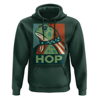 Hop Patriotic Frog Hoodie Resist Protest Poster Graphic - Wonder Print Shop