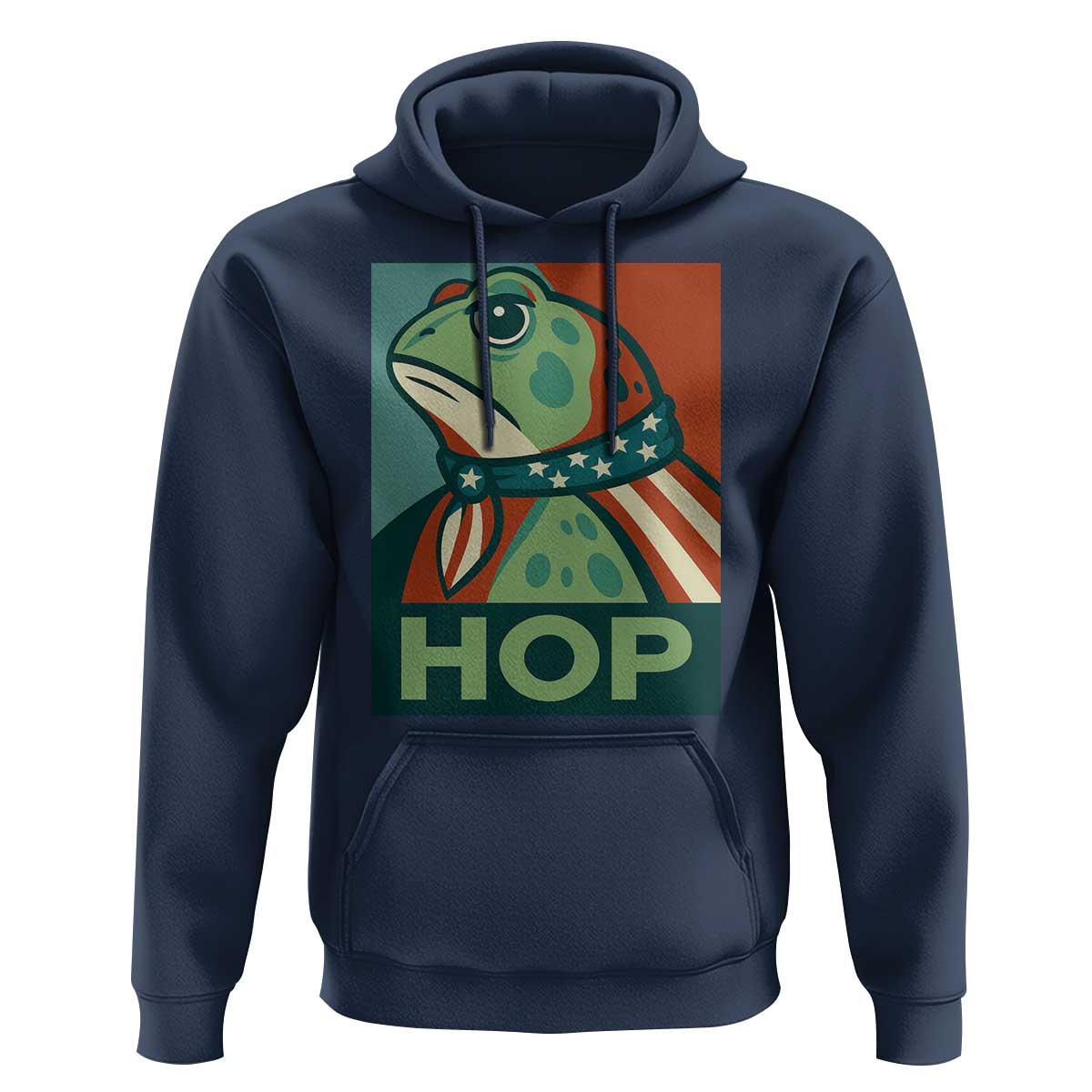 Hop Patriotic Frog Hoodie Resist Protest Poster Graphic - Wonder Print Shop